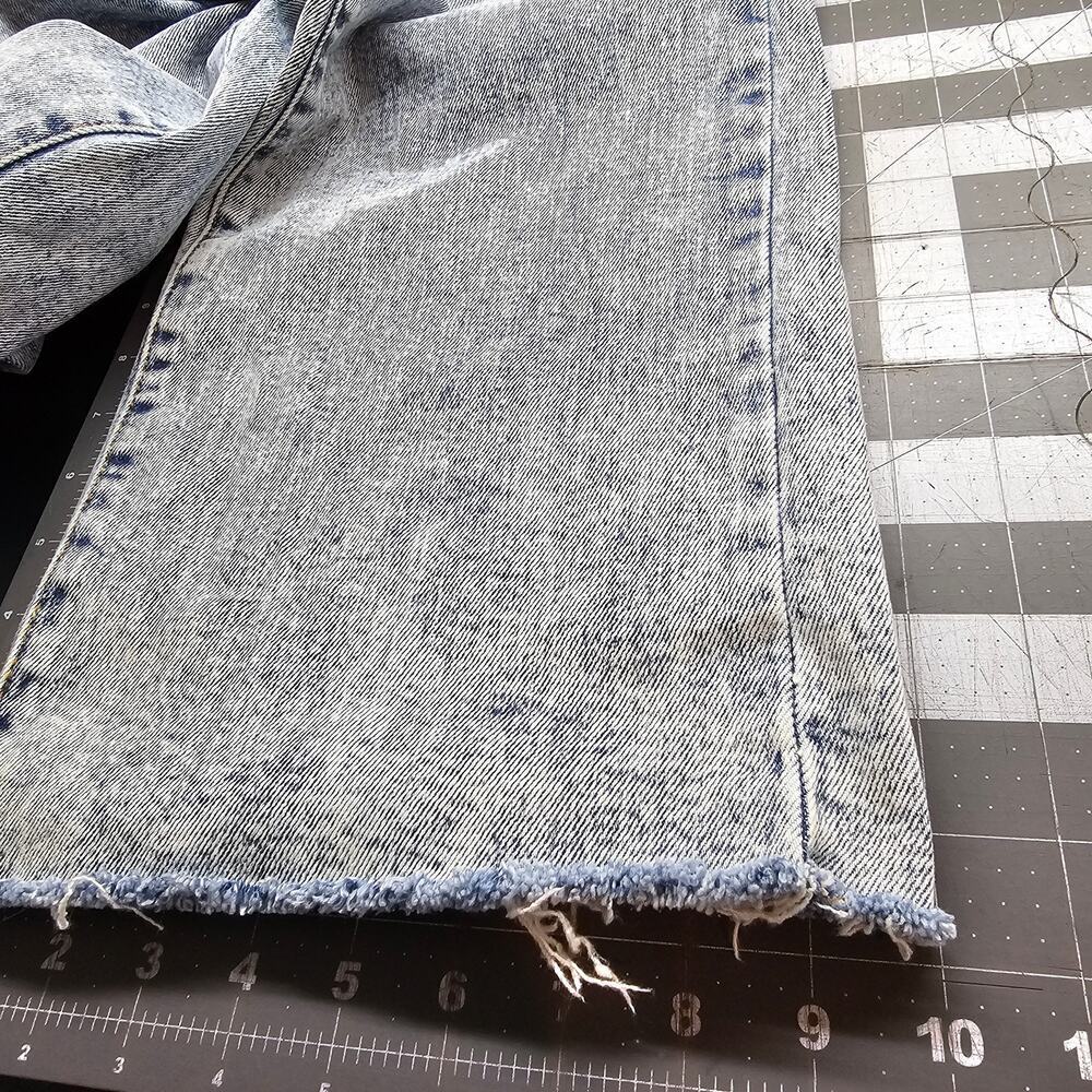 Judy Blue Wide Leg Jeans Women Size 3/26 Light Wash Denim Distressed JB88828 LT - Picture 11 of 13